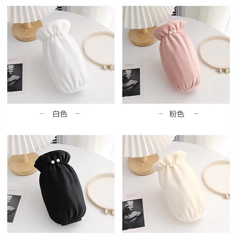 白色羽绒服袖套女士2024新款秋冬季耐脏成人套袖办公室手袖护袖头,淘宝优惠券,粉丝福利购,淘宝优惠卷