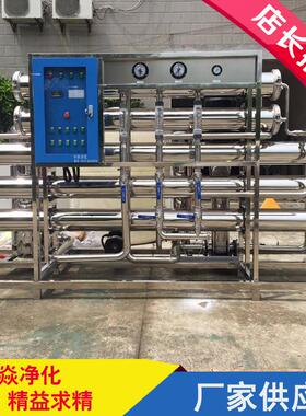 工业净水过滤设备全自动双级反渗透0.5吨大型纯水软化原水处理器