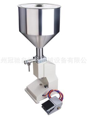 气动液体灌装机小型自动番茄酱定量芝麻酱精油膏体蜂蜜精华装机