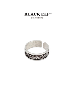 鸢尾花复古小众设计戒指