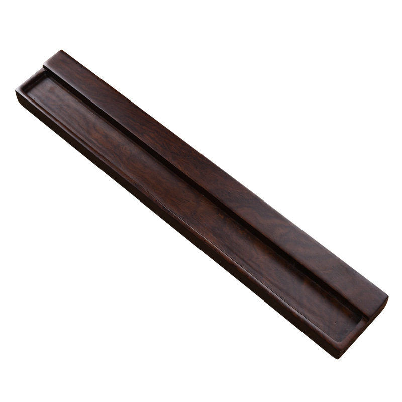 Ebony solid wood kung fu tea cup drain tea set tea ceremony accessories rosewood drying cup rack storage cup holder Z rack storage rack