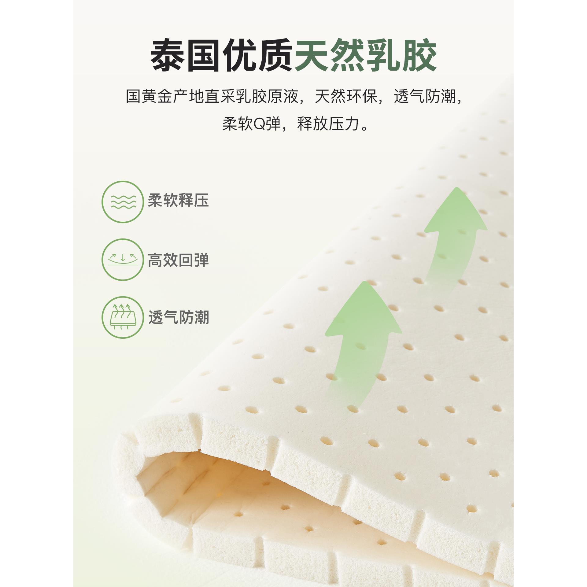 天然椰棕榈床垫硬垫子纯家用卧室儿童护脊榻榻米乳胶10cm厚20定制 - 图1