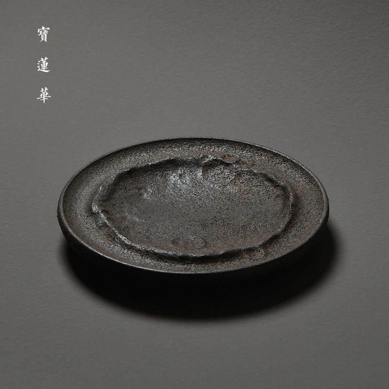 望月天然玄武岩石壶承 干泡石茶盘养壶托 托 石茶台茶海石托 托盘,淘宝优惠券,粉丝福利购,淘宝优惠卷