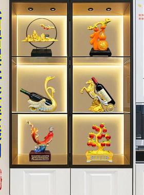 现代酒柜装饰摆件新中式客厅装饰品摆设轻奢高档高端乔迁新居礼物