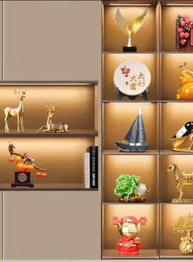 酒柜装饰品摆件轻奢高档家居客厅酒柜办公室领导大气套装工艺礼品