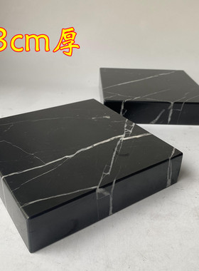 天然大理石板工艺品软装饰品摆件底座垫板音响垫板酒店摆设台面