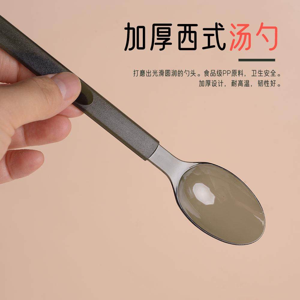 定制一次性筷子勺子套装高档餐具包牛皮纸商用外送饭店餐具筷工厂 - 图2