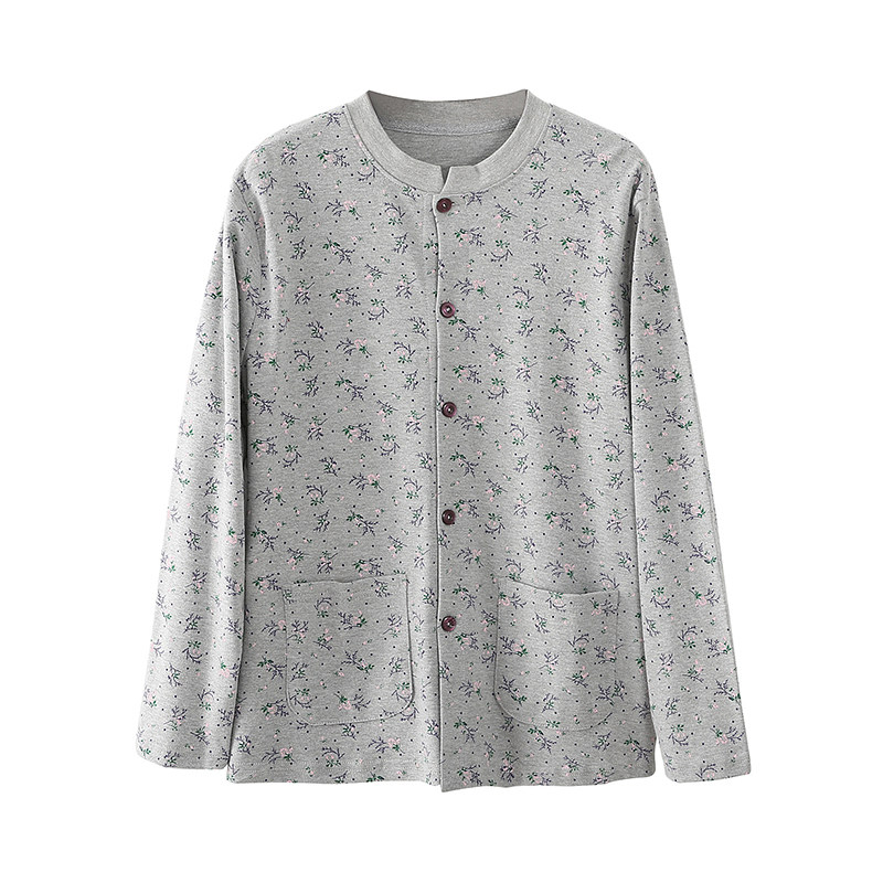 中老年女士棉毛开衫秋衣保暖上衣系扣长袖线衣衬衣对襟散口秋衣,淘宝优惠券,粉丝福利购,淘宝优惠卷