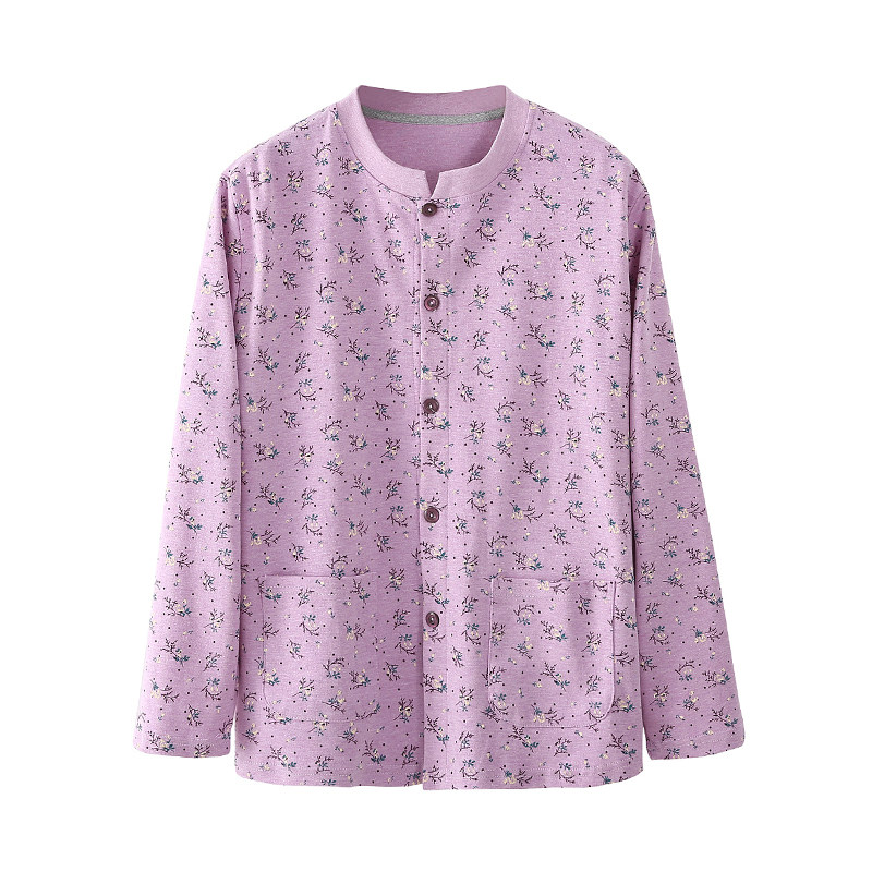 中老年女士棉毛开衫秋衣保暖上衣系扣长袖线衣衬衣对襟散口秋衣,淘宝优惠券,粉丝福利购,淘宝优惠卷