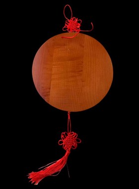 麒麟山海镇真桃木挂件化解室内外开过的光大门五帝钱门对门牌摆件