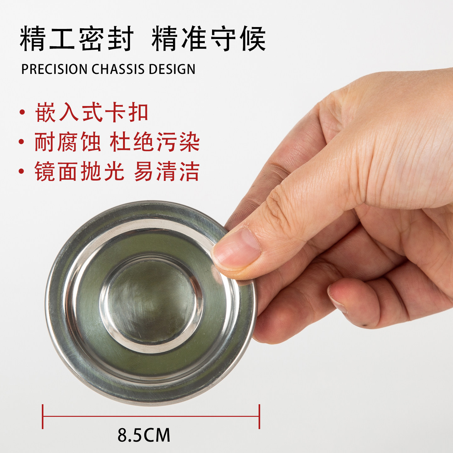 【5/6/8CM全304不锈钢】实验标准检验筛化学粉末中药粉过滤小筛子,淘宝优惠券,粉丝福利购,淘宝优惠卷