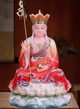 娑婆四圣佛像娑婆三圣汉白玉家用供奉佛祖摆件观音菩萨地藏王弥勒