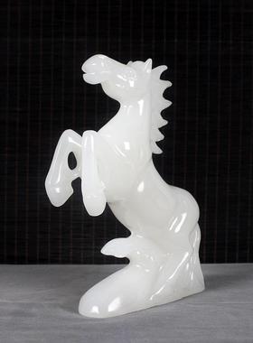 招财风水金马摆件现代中式客厅酒架电视柜装饰公司办公室开业礼品