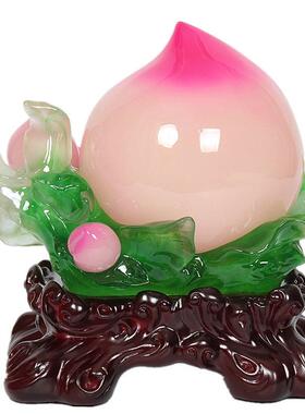 年长者寿辰大桃饰品607080生日工艺礼品，年长者寿辰礼品