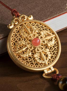 铜大师全铜纯金镀金挂件精美香挂《家居饰品客厅办公车挂礼品》