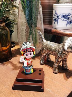 东方工意京剧脸谱手机支架中国风礼品送老外外事出国特色礼物摆件