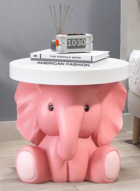 创意大象落地摆件家居饰品客厅沙发旁茶几装饰卧室床头柜乔迁礼品