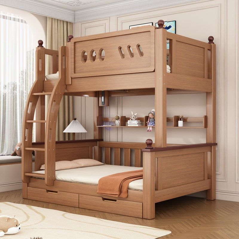 加粗实木上下床成人两层床高低床子母床上下铺床儿童双层床母子床,淘宝优惠券,粉丝福利购,淘宝优惠卷