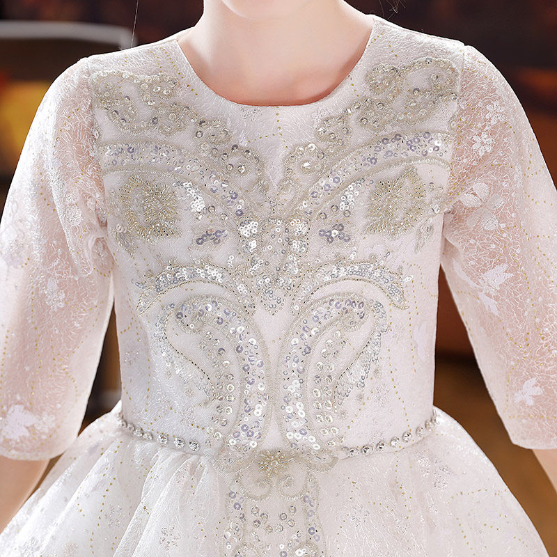 女童公主裙蓬蓬纱小女孩花童婚纱儿童礼服生日洋气走秀钢琴演出服,淘宝优惠券,粉丝福利购,淘宝优惠卷