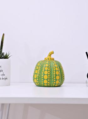 北欧现代家居装饰品摆件 手工波点南瓜 软装样板房工作室陈列摆设