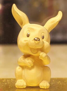 绒沙金猴羊猪狗牛鼠蛇龙马鸡猪十二生肖摆件猪年摆件新年生日礼物