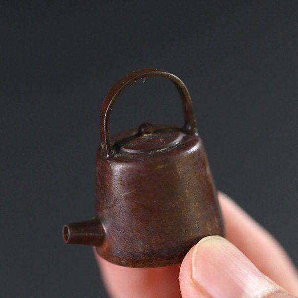 东意文房 黄铜香插香炉家用室内檀香线香座禅意茶道提梁壶小琴炉,淘宝优惠券,粉丝福利购,淘宝优惠卷