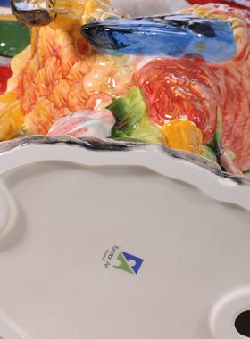 开业风水家居装饰手工陶瓷工艺品鸡客厅电视柜招财大公鸡摆件