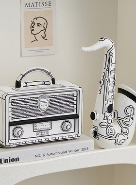 复古艺术摆件家居k饰品玄关客厅家居电视柜酒柜软装摆设怀旧老物