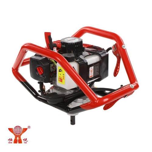 HY-GD550-TE-80852CC二冲程大功率单双人互换式地钻挖坑机 - 图1