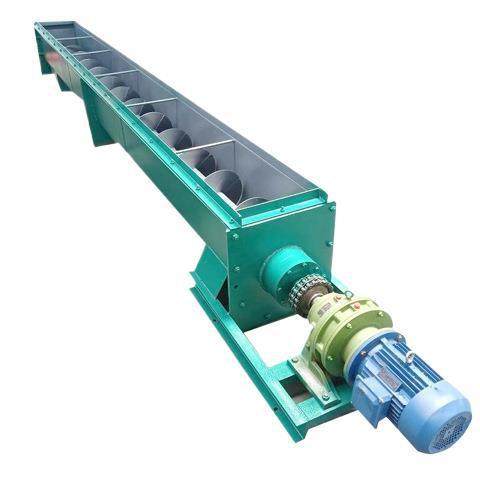 U-shaped dragon screw conveyor small tube type fly ash cement wet and dry material particles shaftless loading machine customized