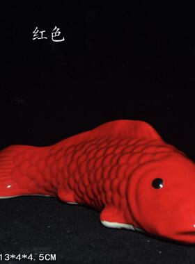 石湾陶瓷招财风水锦鲤鱼摆件流水盆假山鱼池桌面配饰墙壁挂饰礼品