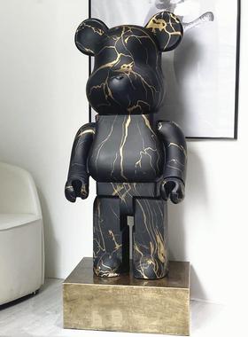 1.2米巨型熊大摆件玄关客厅落地网红流体熊大型开业新家乔迁礼品