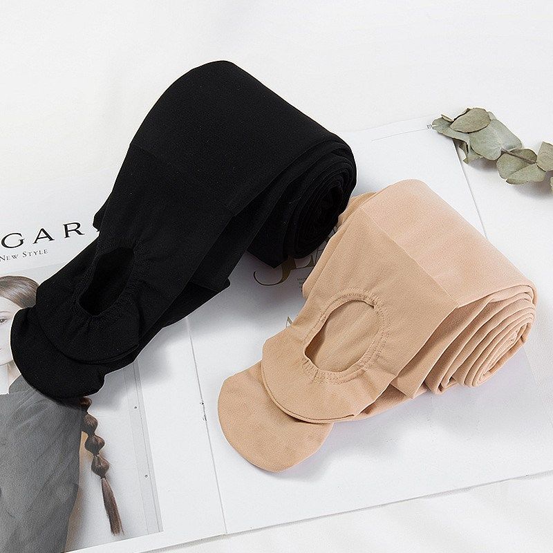 脚底挖洞连裤袜加绒加厚打底裤袜加大码免脱足浴丝袜防勾丝秋冬款,淘宝优惠券,粉丝福利购,淘宝优惠卷