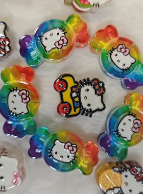 Luna's手作坊 亚克力Kitty猫系列饰品配件 包挂件手机链手机挂件