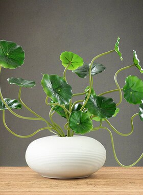 禅意新中式花瓶摆件创意客厅电视柜装饰品房间酒柜玄关陶瓷工艺品