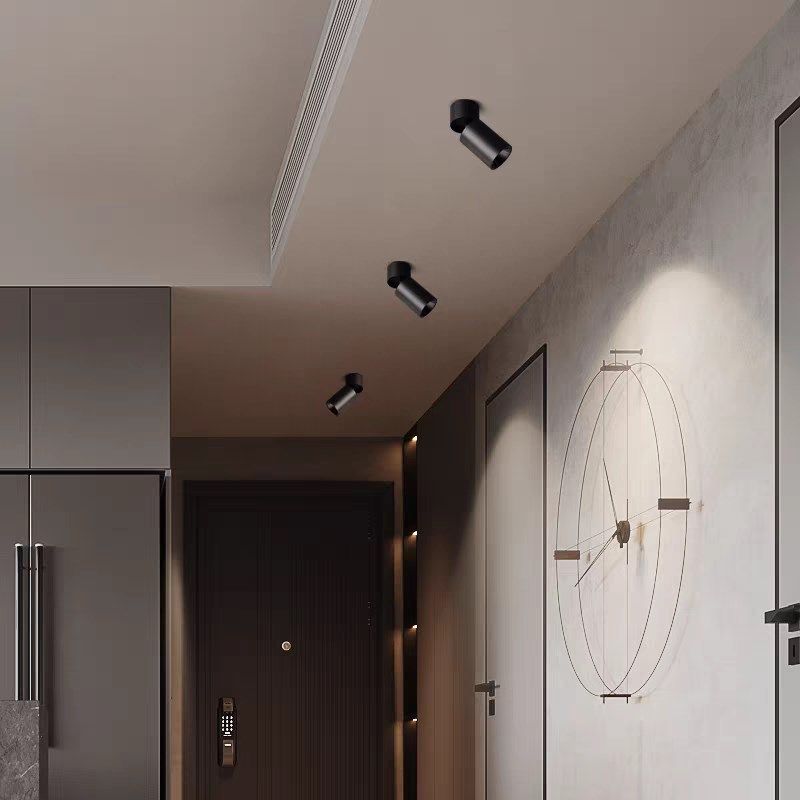 可调角度led明装射灯可折叠免开孔桶灯客厅背景墙筒灯玄关天花灯,淘宝优惠券,粉丝福利购,淘宝优惠卷