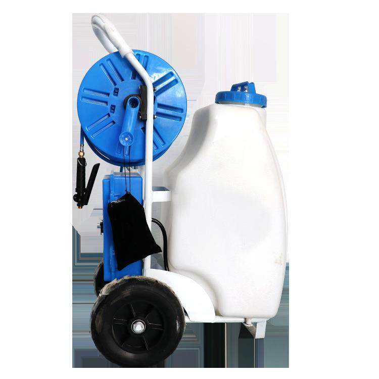 三胶两线高压喷管手推式45L打药机推车式高压喷雾机电动,淘宝优惠券,粉丝福利购,淘宝优惠卷