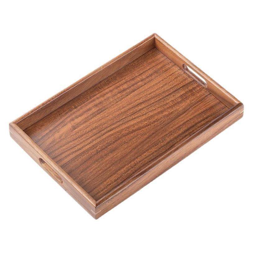 南美胡桃木托盘木质简约茶托盘家用长方形茶具茶杯水杯餐具收纳盘,淘宝优惠券,粉丝福利购,淘宝优惠卷