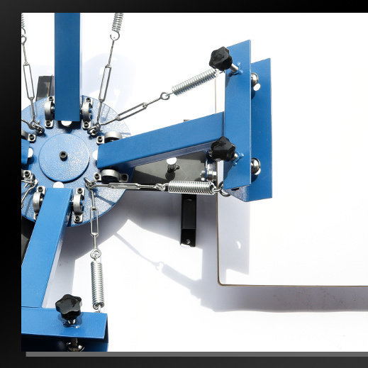 4套色丝印机4工位适用T恤衫书包平面基材手动印花半自动机械手工,淘宝优惠券,粉丝福利购,淘宝优惠卷