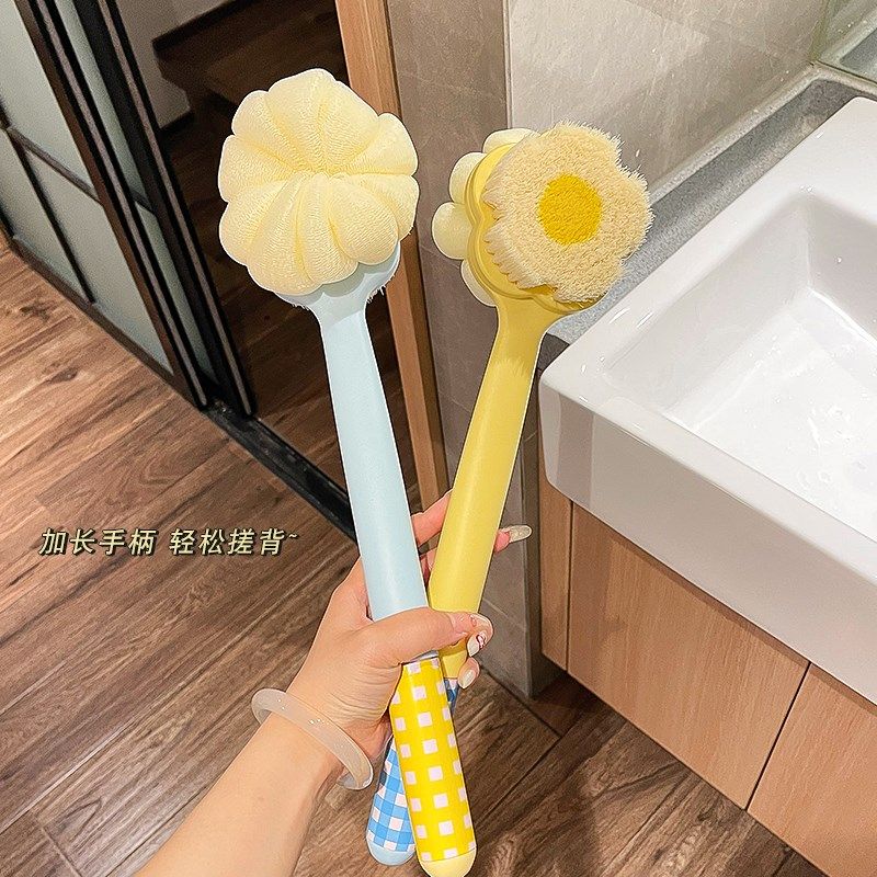 软毛洗澡刷沐浴刷长柄刷搓背洗澡三合一身体后背搓澡巾磨砂膏刷子,淘宝优惠券,粉丝福利购,淘宝优惠卷