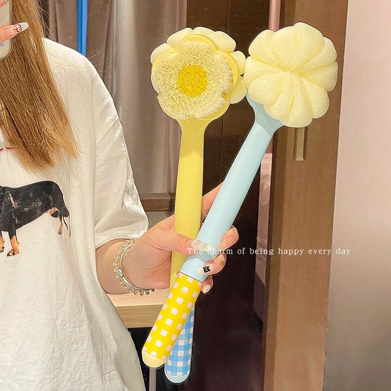 软毛洗澡刷沐浴刷长柄刷搓背洗澡三合一身体后背搓澡巾磨砂膏刷子,淘宝优惠券,粉丝福利购,淘宝优惠卷