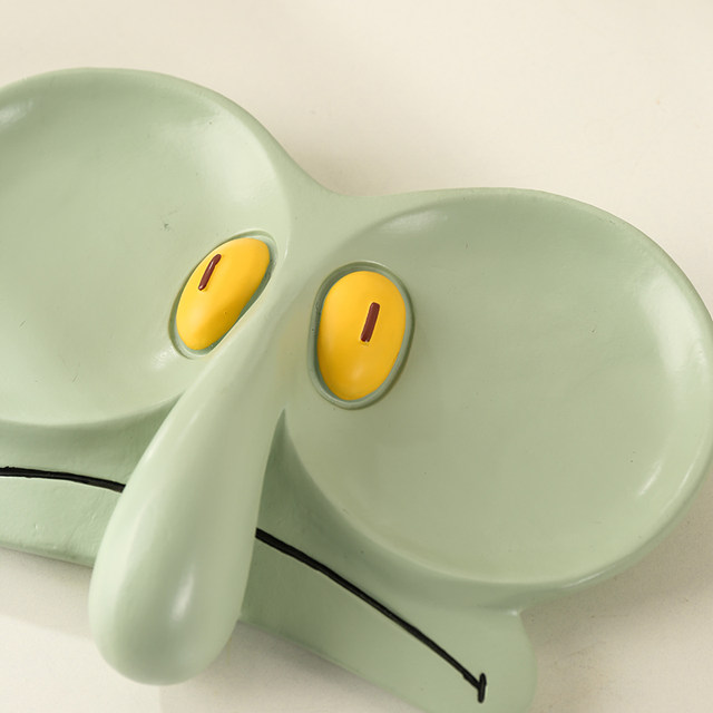 Octopus Glasses Frame Jewelry Box Storage Plate Storage Ornament Creative Cute Office Desktop Ornament Cartoon