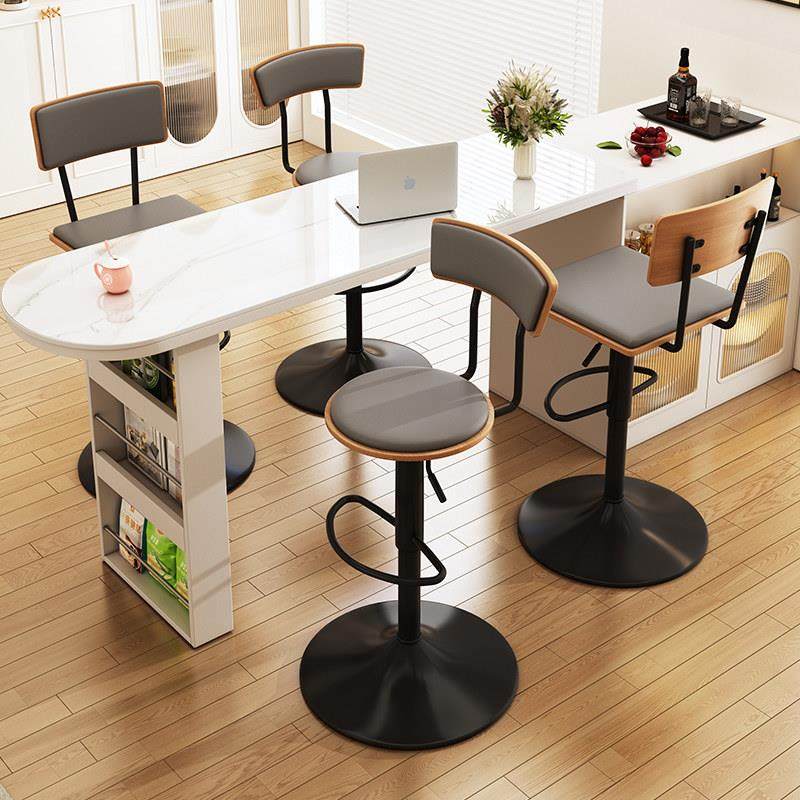 吧台椅子高脚凳现代简约实木家用岛台升降转椅前台收银台高吧凳子,淘宝优惠券,粉丝福利购,淘宝优惠卷