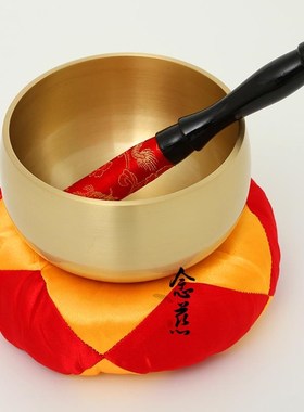 纯铜黄铜台湾黄铜磬3.5寸C-12寸铜磬铜钵音碗钵包邮