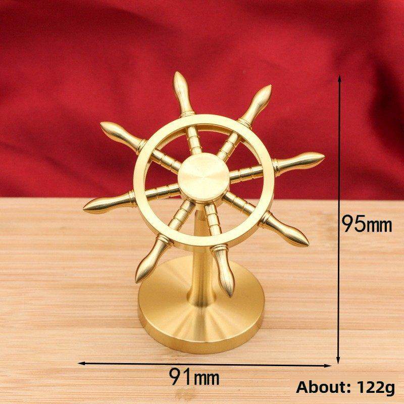 黄铜舵领航员舵酒店办公桌面开幕礼品装饰摆件泽羽中国风,淘宝优惠券,粉丝福利购,淘宝优惠卷