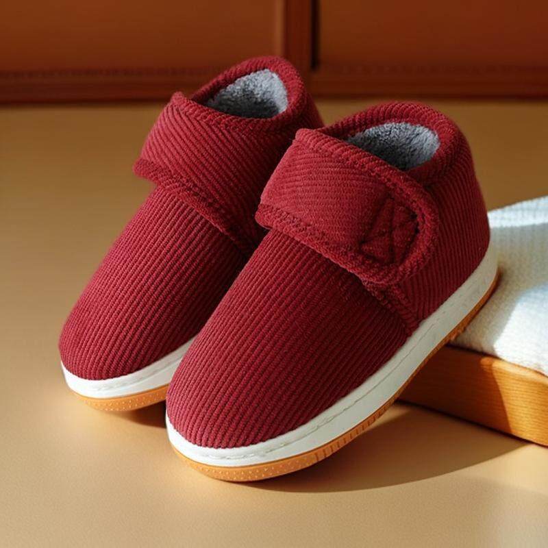 冬季牛筋底男童棉鞋加厚底防滑居家室内外魔术贴居家保暖棉拖鞋女,淘宝优惠券,粉丝福利购,淘宝优惠卷