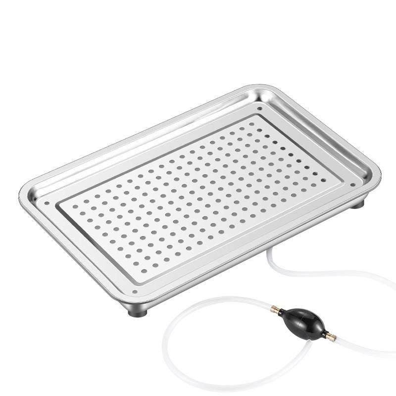 304不锈钢矩形托盘排水板茶池双层饺子板商业蒸米饭板烧烤板,淘宝优惠券,粉丝福利购,淘宝优惠卷
