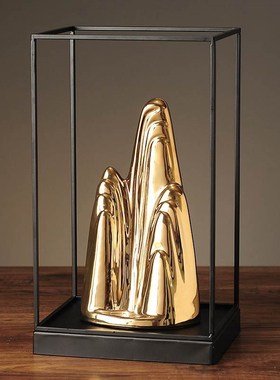 金山银山引财宝饰品新o中式客厅入口饰品创意引财宝老板办公工艺