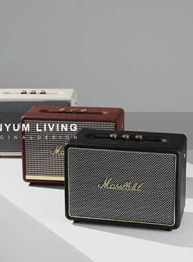 现代复古音响摆件摄影道具拍摄模型样板K间博古架客厅玄关家居软