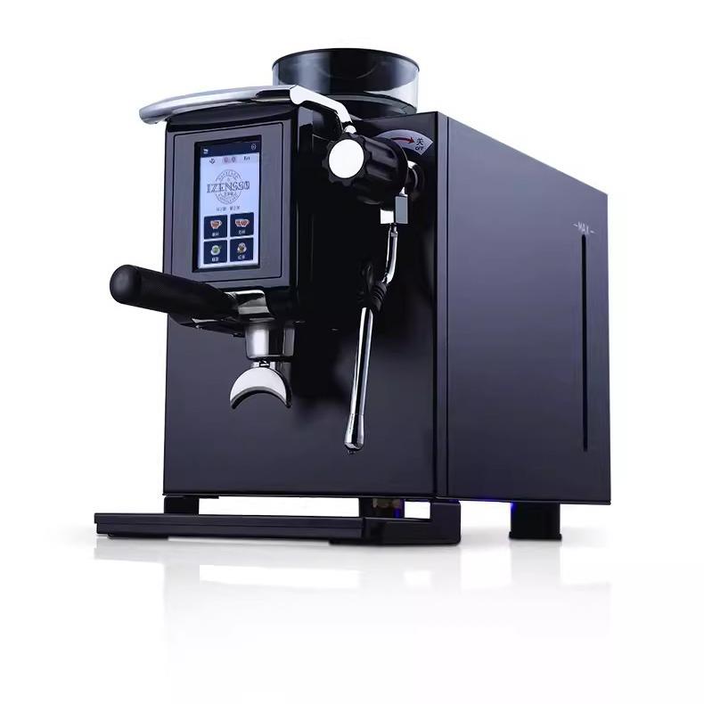 3090小钢炮咖啡机商用意式半自动小型奶茶咖啡店研磨一体机 - 图2